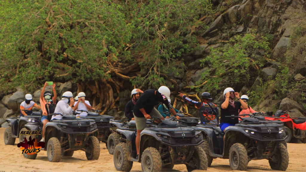 Real Baja Tours Resting Atv Tour Rainy Season